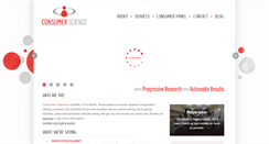 Desktop Screenshot of consumerscience.com